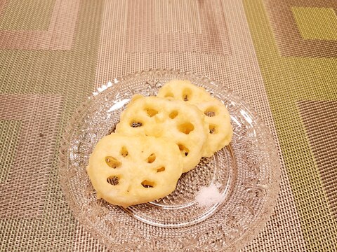 熱々が美味しい！れんこん の天ぷら